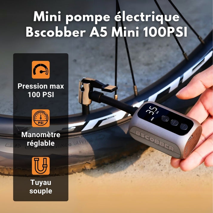 mini pompe electrique pour velo bscobber a5 mini 100psi specifications