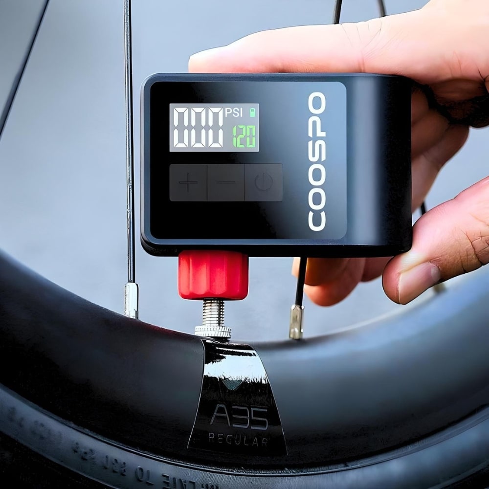 mini pompe electrique pour velo coospo ap b1 120psi gonflage