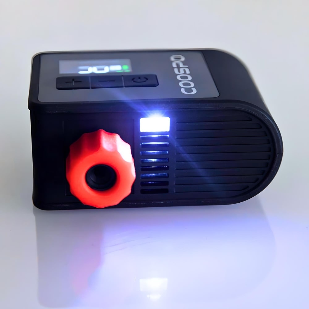 mini pompe electrique pour velo coospo ap b1 120psi led
