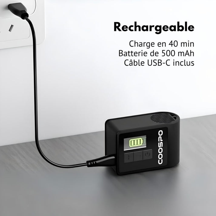 mini pompe electrique pour velo coospo ap b1 120psi rechargeable