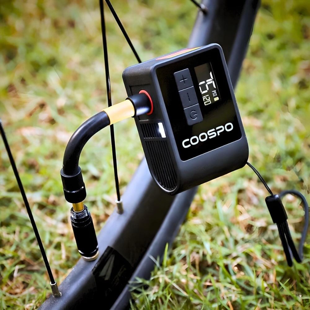 mini pompe electrique pour velo coospo ap b1 120psi tuyau