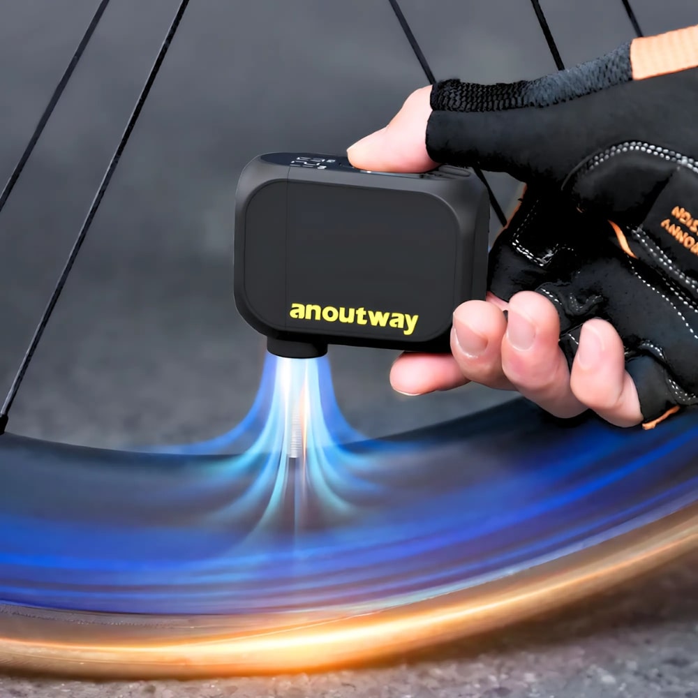 mini pompe velo electrique anoutway at1 pro 120PSI plan demo air sr